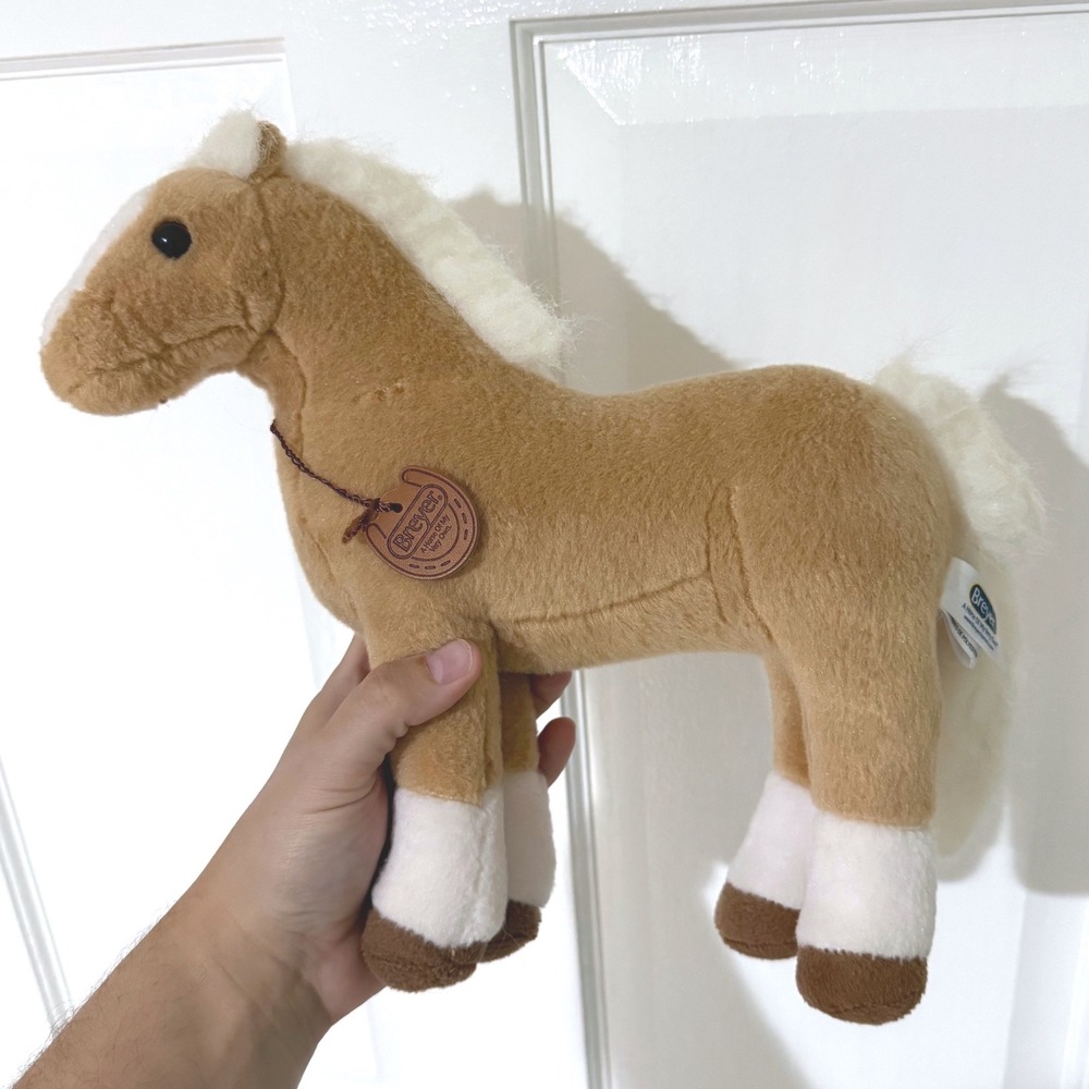 Breyer Aurora World Tan White Horse Plush Standing Pony A Horse Of My Very Own
